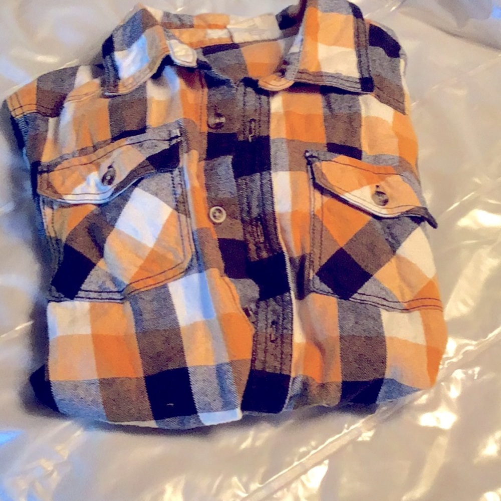 Boys flannel shirt 10-12